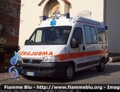 Fiat Ducato III Serie
Misericordia Di Cintolese
Allestita Bollanti
CODICE AUTOMEZZO: 54
Parole chiave: Fiat Ducato_IIISerie Ambulanza 118_Pistoia