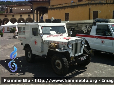 Jeep Willys
Croce Rossa Italiana
Comitato Locale San Marcello Pistoiese (PT)
Ambulaza allestita  Sirecom
Unità Soccorsi di Montagna
CRI 10091
Parole chiave: Jeep Willys CRI10091 Ambulanza