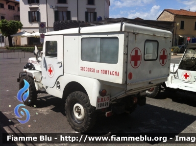 Jeep Willys
Croce Rossa Italiana
Comitato Locale San Marcello Pistoiese (PT)
Ambulaza allestita  Sirecom
Unità Soccorsi di Montagna
CRI 10091
Parole chiave: Jeep Willys CRI10091 Ambulanza