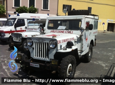 Jeep Willys
Croce Rossa Italiana
Comitato Locale San Marcello Pistoiese (PT)
Ambulaza allestita  Sirecom
Unità Soccorsi di Montagna
CRI 10091
Parole chiave: Jeep Willys CRI10091 Ambulanza