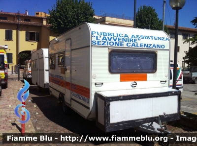 Roulotte
Pubblica Assistenza "L'Avvenire" Prato (PO)
Sezione Calenzano (FI)
Protezione Civile
