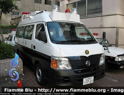 Nissan Urvan
日本国 Nippon-koku - Giappone
警察 - Police
Polizia di Stato Giappone
Parole chiave: Nissan Urvan