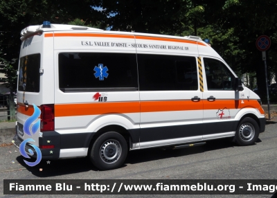 Volkswagen Crafter II serie
USL Valle d'Aosta
Soccorso Sanitario Regionale
118 Valle d'Aosta -
Vallee d'Aoste Secours
Allestita Ambitalia
Parole chiave: Volkswagen Crafter II serie USL 118_Valle d&#039;Aosta