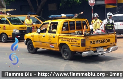 Toyota Hilux I serie
Paraguay
 Cuerpo de Bomberos Voluntarios del Paraguay
 Directorio Nacional
Parole chiave: Toyota Hilux_Iserie