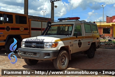 Toyota Land Cruiser
Paraguay
Cuerpo de Bomberos Voluntarios del Paraguay
18° Va.Ca. San José Limpio
