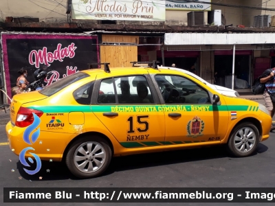 Renault Symbol
Paraguay
Cuerpo de Bomberos Voluntarios del Paraguay
15° Companìa Nemby
