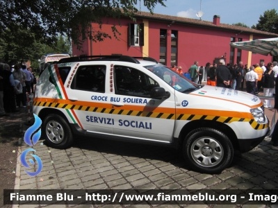 Dacia Duster
P.A. Croce Blu Soliera
Trasporti Sociali
Codice automezzo: S7
Inaugurato durante il 25° della Croce Blu Soliera (12/06/2011)
Parole chiave: Dacia Duster