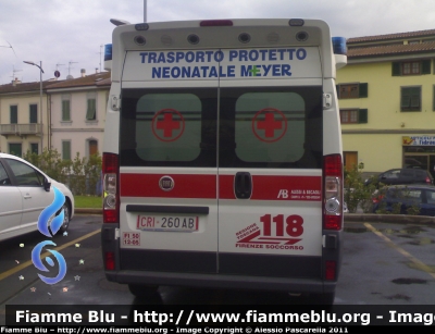 Fiat Ducato Maxi X250
Croce Rossa Italiana
Comitato Locale di Incisa Valdarno
Ambulanza Neonatale
Allestita Alessi & Becagli
CRI 260 AB
Parole chiave: Fiat Ducato_X250 Ambulanza 118_Firenze