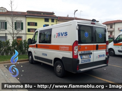 Fiat Ducato X250
Società Volontaria di Soccorso Livorno
Allestita Mobitecno
Codice Automezzo: 27
Parole chiave: Fiat Ducato_X250 Ambulanza