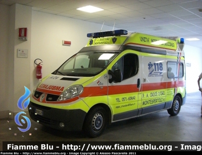 Renault Trafic III Serie
Pubblica Assistenza Croce D'Oro Montespertoli
Allestita Alessi & Becagli 
Parole chiave: Renault Trafic_IIISerie Ambulanza 118_Firenze