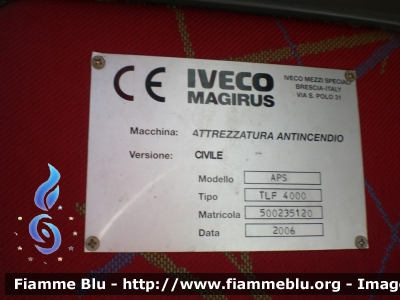 Iveco Stralis AF190S40 I serie
Vigili del Fuoco
Comando Provinciale Prato
AutoPompaSerbatoio allestimento Iveco-Magirus
Targhetta identificativa
VF 23976
Parole chiave: Iveco Stralis_AF190S40_Iserie VF23976