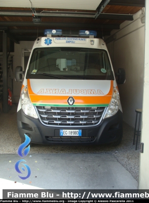 Renault Master IV serie
Pubbliche Assistenze Riunite Empoli
Allestita Alessi & Becagli
Codice Automezzo DELTA 150
Parole chiave: Renault Master_IVserie Ambulanza