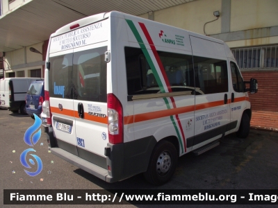 Fiat Ducato X250
Società Pubblica Assistenza e Mutuo Soccorso Rosignano Marittimo (LI)
Servizi Sociali
Allestito MAF
Parole chiave: Fiat Ducato_X250 Ambulanza