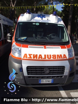 Fiat Ducato X250
Pubblica Assistenza Campi Bisenzio (FI)
Allestita Orion
Parole chiave: Fiat Ducato_X250 Ambulanza