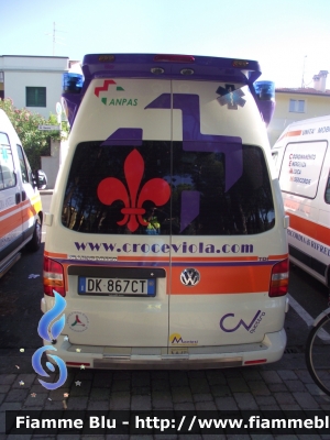 Volkswagen Transporter T5
Pubblica Assistenza Croce Viola Sesto Fiorentino (FI)
Allestita Alessi & Becagli
Parole chiave: Volkswagen Transporter_T5 Ambulanza