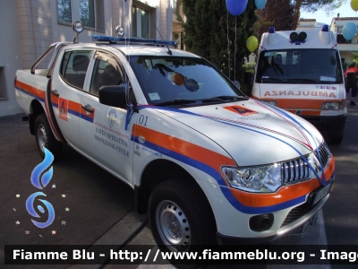 Mitsubishi L200 IV serie
Misericordia Sesto Fiorentino (FI)
Protezione Civile
Allestito Cevi Carrozzeria Europea
Parole chiave: Mitsubishi L200_IVserie