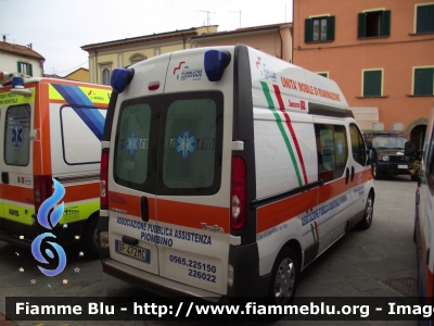 Renault Trafic III serie
Pubblica Assistenza Piombino (LI)
Allestita MAF
Parole chiave: Renault Trafic_IIIserie Ambulanza