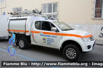 Mitsubishi L200 IV serie
Pubbliche Assistenze Riunite Empoli Castelfiorentino (FI)
Protezione Civile
Allestito Gentili
Ricondizionato Alessi & Becagli
Parole chiave: Mitsubishi L200_IVserie