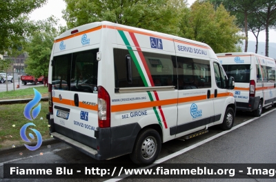 Fiat Ducato X250
Società di Mutuo Soccorso Croce Azzurra Pontassieve (FI)
Sezione Girone
Servizi Sociali
Allestito Cevi Carrozzeria Europea
Parole chiave: Fiat Ducato_X250 Società_Mutuo_Soccorso_Croce_Azzurra_Pontassieve