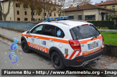 Chevrolet Captiva
Azienda USL 3 di Pistoia
Automedica
Allestita MAF
Charlie 18

Esercitazione Maxiemergenza 118 Pistoia/Empoli
Parole chiave: Chevrolet Captiva Azienda_USL_3_Pistoia