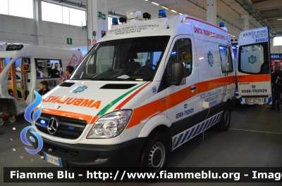 Mercedes-Benz Sprinter III serie
Società Pubblica Assistenza e Mutuo Soccorso Rosignano Marittimo (LI)
Allestita MAF

Esposta al REAS 2013
Parole chiave: Mercedes_Benz_Sprinter_III_serie_Società_Pubblica_Assistenza_Mutuo_Soccorso_Rosignano_Marittimo_REAS_2013