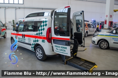 Fiat Doblò IV serie
Pubblica Assistenza Croce Verde Lucca 
Sezione Garfagnana - Oltreserchio - Guamo - Media Valle
Allestito MAF
Parole chiave: Fiat Doblò_IVserie Croce_Verde_Lucca Mariani_Rescue_Village_2018