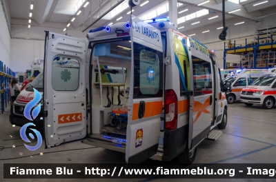 Fiat Ducato X290
Misericordia di Taranto 
Allestita MAF
Parole chiave: Fiat Ducato_X290 Misericordia_Taranto Mariani_Rescue_Village_2018