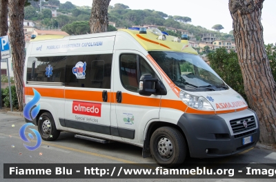 Fiat Ducato X250
Pubblica Assistenza Capoliveri (LI)
Allestito Ambitalia
Parole chiave: Fiat Ducato_X250