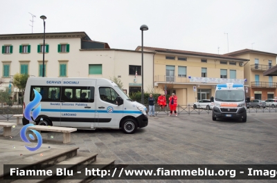 Renault Master IV serie restyle
Società Soccorso Pubblico Larciano (PT)
Servizi Sociali
Allestito Mariani Fratelli
Parole chiave: Renault Master_IVserie restyle Società_Soccorso_Pubblico_Larciano