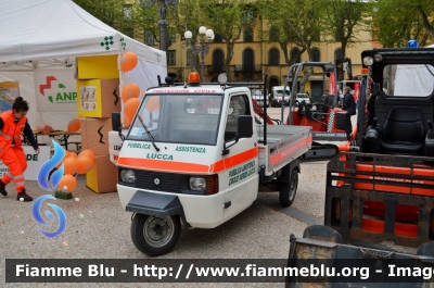 Piaggio Apecar
Pubblica Assistenza Croce Verde Lucca
Protezione Civile
Parole chiave: Piaggio_Apecar Pubblica_Assistenza_Croce_Verde_Lucca