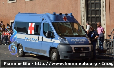 Fiat Ducato X250
Polizia di Stato
Servizio Sanitario
Allestita FAST
POLIZIA H0881
Parole chiave: Fiat_Ducato_X250_POLIZIA_H0881_Polizia_di_Stato_Festa_della_Repubblica_2014