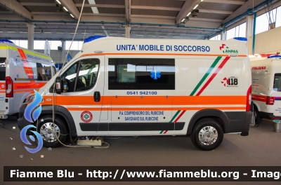 Fiat Ducato X290
Pubblica Assistenza 
Comprensorio del Rubicone Savignano sul Rubicone (FC)
Allestita Vision

Esposta al REAS 2017
Parole chiave: Fiat Ducato_X290 PA_Comprensorio_del_Rubicone Reas_2017