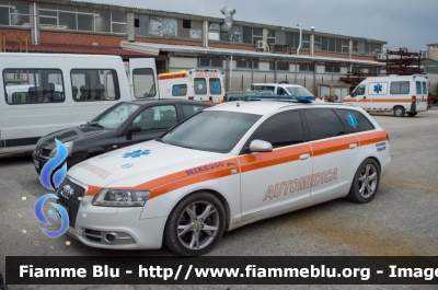 Audi A6
Associazione di Volontariato
Distaccamento Roma Eur
Allestita Odone
Parole chiave: Audi_A6 Distaccamento_Roma_Eur