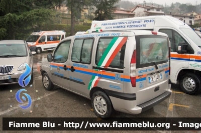 Fiat Doblò I serie
Pubblica Assistenza L'Avvenire Prato
Sezione di Figline
Servizi Sociali
Allestito Cevi Carrozzeria Europea
Parole chiave: Fiat Doblò_Iserie_PA_Avvenire_Prato