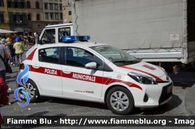 Toyota Yaris III serie
Polizia Municipale Firenze 
Allestita Focaccia
POLIZIA LOCALE YA 766 AJ
CODICE AUTOMEZZO: 31
Parole chiave: Toyota Yaris_IIIserie Polizia_Municipale_Firenze POLIZIA_LOCALE YA766AJ