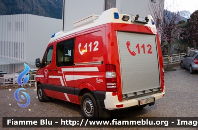 Mercedes-Benz Sprinter III serie
Vigili del Fuoco
 Unione Distrettuale della Bassa Val Venosta
 Corpo Volontario di Vezzano
 Freiwillige Feuerwehr Vetzan
 Allestimento Rosenbauer
 VF 0R3 BZ
Parole chiave: Mercedes_Benz Sprinter_IIIserie VF0R3BZ