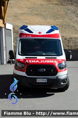 Ford Transit VIII serie
Croce Rossa Italiana
Sede della Val Gardena
Italienisches Rotes Kreuz - Sektion Gröden
Crousc Checena Italiana - Seziun de Gherdëina
CRI 315
Allestimento Ambulanz Mobile
CRI 779 AF
Parole chiave: Ford Transit_VIIIserie CRI779AF