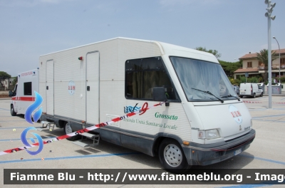 Fiat Ducato II serie
Azienda USL Area Vasta Sud-Est Toscana
Centrale Operativa 118 Siena-Grosseto
Unita' Mobile di Coordinamento Maxiemergenze 
Allestimento AVS
Ex Unita' Mobile di Mammografia
Parole chiave: Fiat Ducato_IIserie