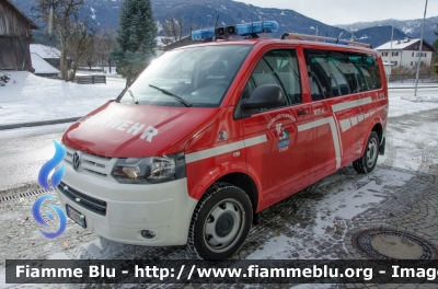 Volkswagen Transporter T5 restyle
Vigili del Fuoco
Unione Distrettuale Bassa Val Pusteria
Corpo Volontario di Stegona 
Freiwillige Feuerwehr Stegen
Allestimento Brandus
VF FW 39N
Parole chiave: Volkswagen Transporter_T5_restyle VFFW39N