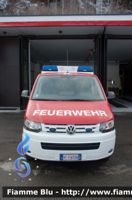 Volkswagen Transporter T5 Restyle
Vigili del Fuoco
Unione Distrettuale Bassa Val Pusteria
Corpo Volontario di Casteldarne 
Freiwillige Feuerwehr Ehrenburg
Allestito Kofler Fahrzeugbau
VF FW 33W
Parole chiave: Volkswagen Transporter_T5 Restyle Vigili_del_Fuoco_Casteldarne VFFW33W