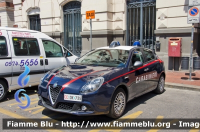 Alfa Romeo Nuova Giulietta 
Carabinieri 
CC DK 735
Parole chiave: Alfa_Romeo Nuova_Giulietta Carabinieri CCDK735