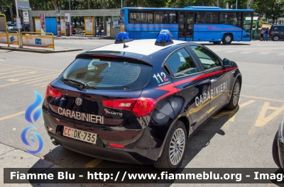 Alfa Romeo Nuova Giulietta 
Carabinieri 
CC DK 735
Parole chiave: Alfa_Romeo Nuova_Giulietta Carabinieri CCDK735