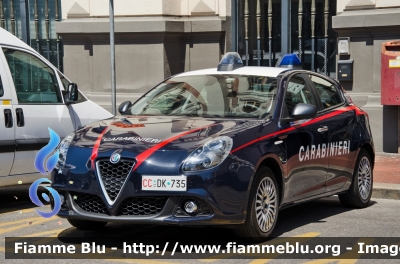 Alfa Romeo Nuova Giulietta 
Carabinieri 
CC DK 735
Parole chiave: Alfa_Romeo Nuova_Giulietta Carabinieri CCDK735