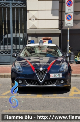 Alfa Romeo Nuova Giulietta 
Carabinieri 
CC DK 735
Parole chiave: Alfa_Romeo Nuova_Giulietta Carabinieri CCDK735