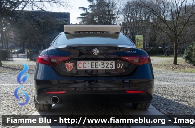 Alfa Romeo Nuova Giulia
Carabinieri
Nucleo Operativo Radiomobile
Allestimento FCA
CC EE 325
Parole chiave: Alfa_Romeo Nuova_Giulia CCEE325