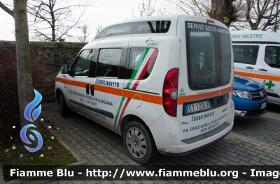 Fiat Doblò III serie
Pubblica Assistenza Croce Bianca
Casola in Lunigiana (MS)
Sede Codiponte
Allestita Cevi Carrozzeria Europea
Parole chiave: Fiat Doblò_IIIserie