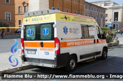 Fiat Ducato X295
ARES 118 Lazio
Azienda Regionale Emergenza Sanitaria
Allestito Orion
Ambulanza 729
Parole chiave: Fiat Ducato_X295