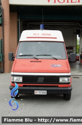 Fiat Ducato I serie restyle
Vigili del Fuoco
Comando Provinciale di Pistoia
Distaccamento Permanente di Montecatini Terme
Nucleo SAF
VF 17492
Parole chiave: Fiat Ducato_Iserie restyle VF17492