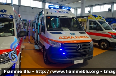 Mercedes-Benz Sprinter IV serie
Società Volontaria di Soccorso Livorno
Allestita Maf
Esposta al REAS 2018
Parole chiave: Mercedes_Benz Sprinter_IVserie REAS_2018