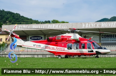 Agusta Westland AW139
Vigili del Fuoco
Servizio Aereo
Nucleo Elicotteri di Bologna
Drago VF 151
Parole chiave: Agusta Westland_AW139 VF151